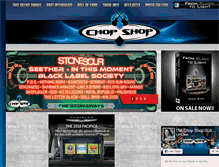 Tablet Screenshot of chopshopradio.com